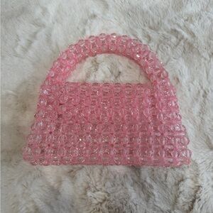 Pink Beaded Handbag (NWOT)